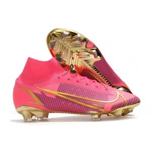 Nike Mercurial Superfly VIII Elite FG Crampon Rouge Oro