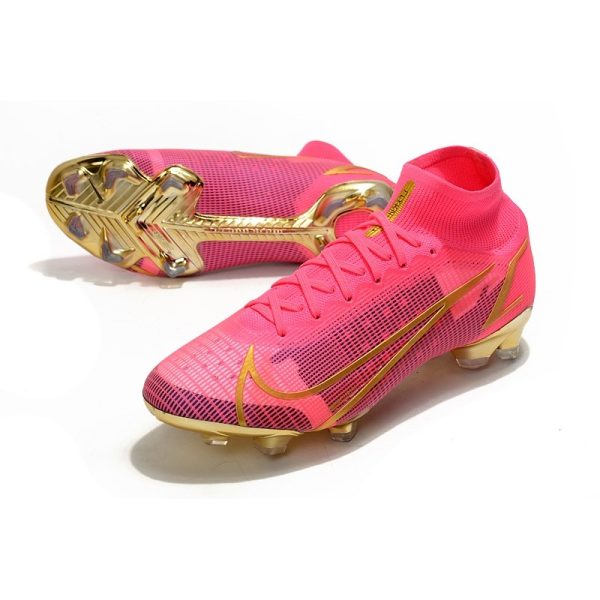 Nike Mercurial Superfly VIII Elite FG Crampon Rouge Oro