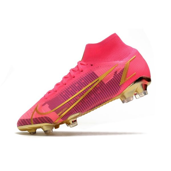 Nike Mercurial Superfly VIII Elite FG Crampon Rouge Oro