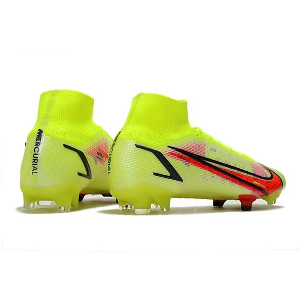 Nike Mercurial Superfly VIII Elite FG Crampon Volt Carmin Noir