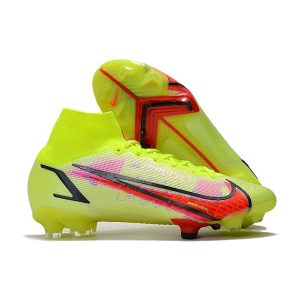 Nike Mercurial Superfly VIII Elite FG Crampon Volt Carmin Noir