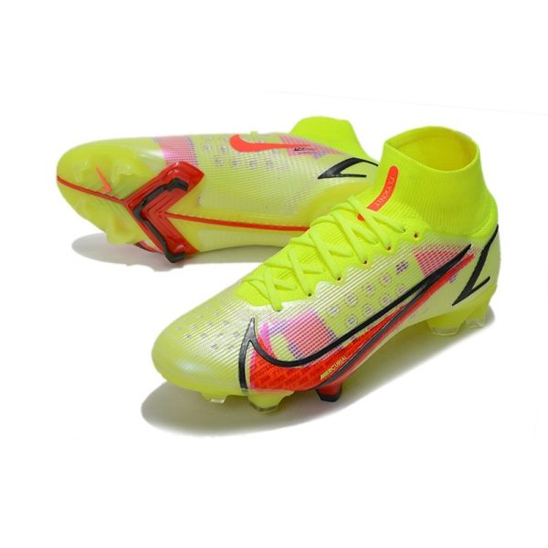 Nike Mercurial Superfly VIII Elite FG Crampon Volt Carmin Noir