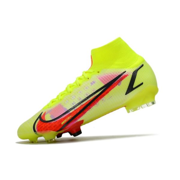 Nike Mercurial Superfly VIII Elite FG Crampon Volt Carmin Noir