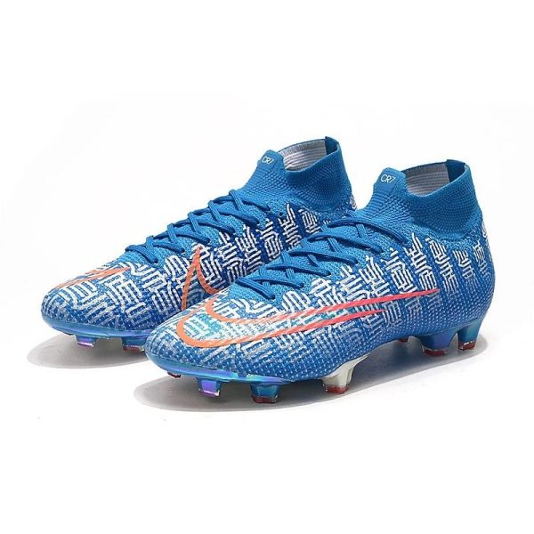 Crampon Ronaldo Nike Mercurial Superfly VII Elite 360 FG Shuai Bleu