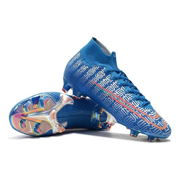 Crampon Ronaldo Nike Mercurial Superfly VII Elite 360 FG Shuai Bleu