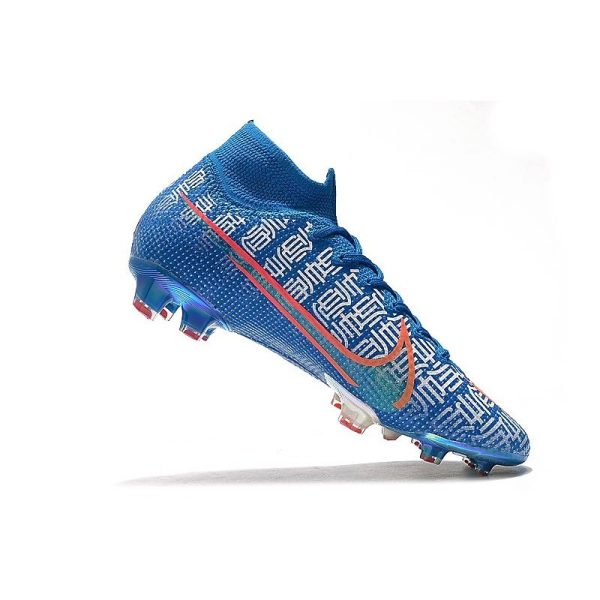 Crampon Ronaldo Nike Mercurial Superfly VII Elite 360 FG Shuai Bleu