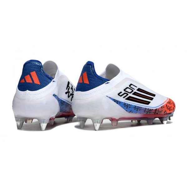 Adidas F50 Elite LL SG-Pro Blanc Noir Rouge Bleu