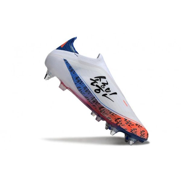 Adidas F50 Elite LL SG-Pro Blanc Noir Rouge Bleu