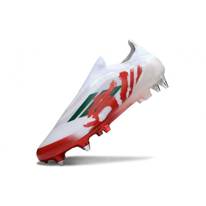 Adidas F50 Elite LL SG-Pro Blanc Rouge Vert