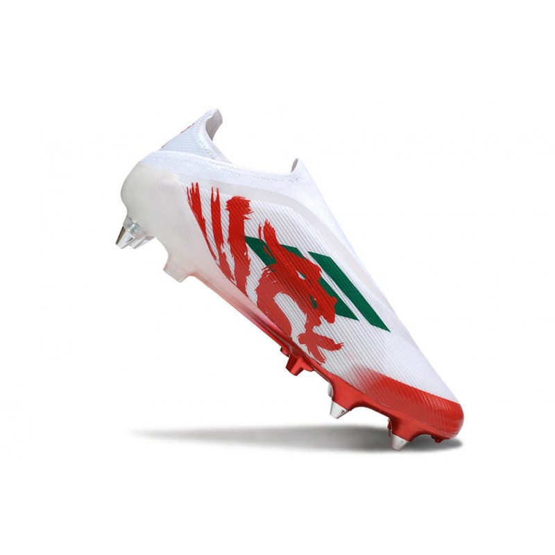 Adidas F50 Elite LL SG-Pro Blanc Rouge Vert