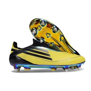 Chaussure de foot Adidas F50 Elite LL SG-Pro Jaune Noir