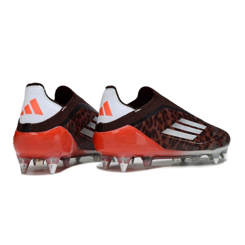 Adidas F50 Elite LL SG-Pro Marron Blanc Rouge