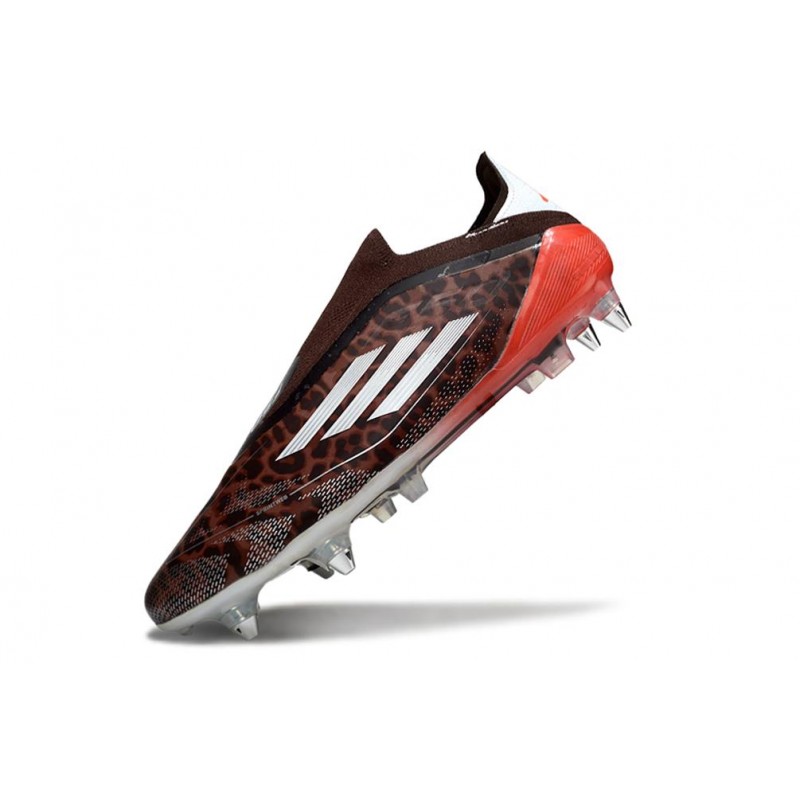 Adidas F50 Elite LL SG-Pro Marron Blanc Rouge