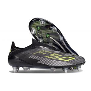 Chaussures de Football Adidas F50 Elite LL SG-Pro Noir Jaune