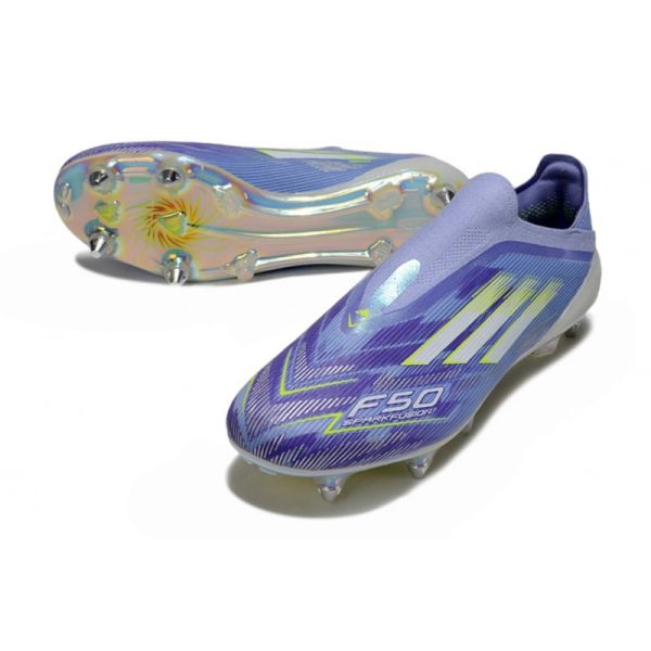 Adidas F50 Elite LL SG-Pro Violet Rapide Blanc Ftwr Citron Lucide
