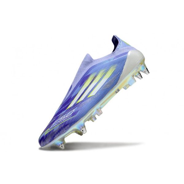 Adidas F50 Elite LL SG-Pro Violet Rapide Blanc Ftwr Citron Lucide