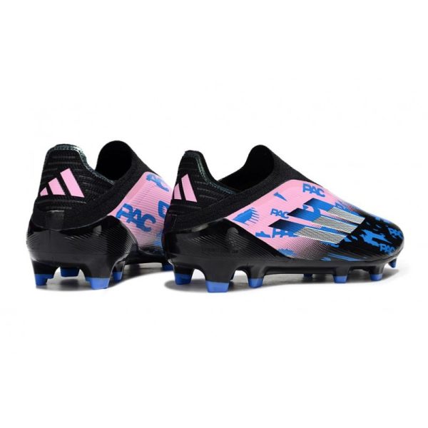 Adidas F50 Elite Sans Lacets FG Neuf Noir Rose Bleu