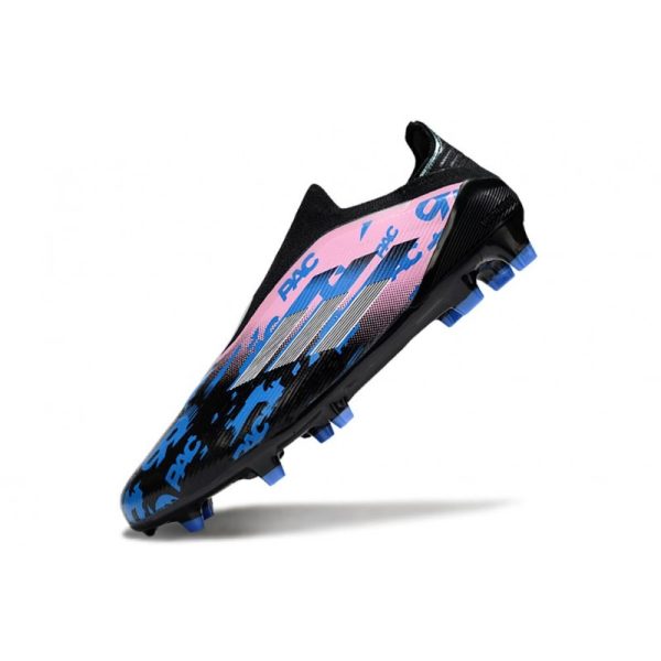 Adidas F50 Elite Sans Lacets FG Neuf Noir Rose Bleu