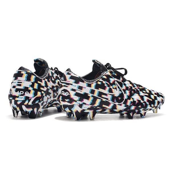 Chaussure Nike Tiempo Legend VIII Elite FG Homme - Noir Blanc