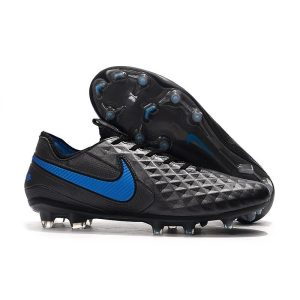 Chaussure Nike Tiempo Legend VIII Elite FG Homme - Noir Bleu