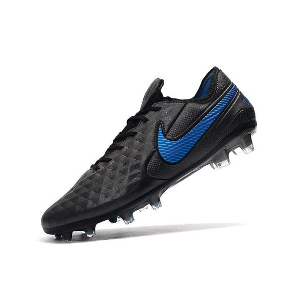 Chaussure Nike Tiempo Legend VIII Elite FG Homme - Noir Bleu