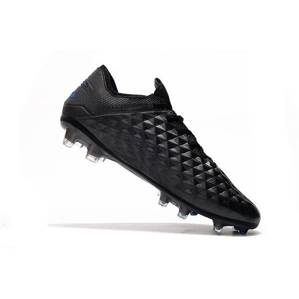 Chaussure Nike Tiempo Legend VIII Elite FG Homme - Noir Bleu