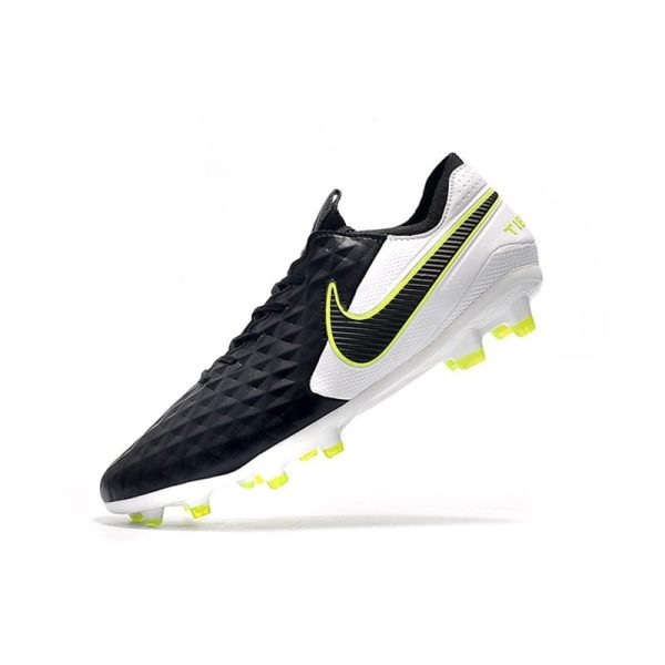Chaussure Nike Tiempo Legend VIII Elite FG Noir Blanc