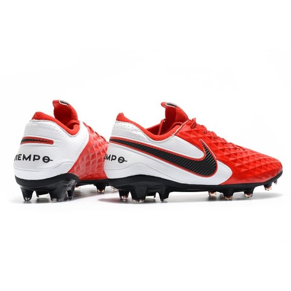 Chaussure Nike Tiempo Legend VIII Elite FG Rouge Blanc Noir
