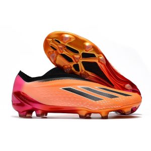 Chaussure adidas X Speedportal+ FG Orange Noir
