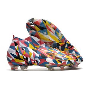 Chaussure de Football adidas Predator Edge+ FG Bleu Equipe Jaune Rouge Solaire