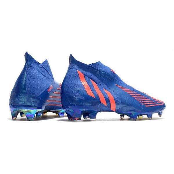Chaussure de Football adidas Predator Edge+ FG Bleu Rouge