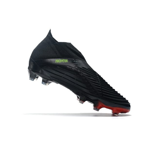 Chaussure de Football adidas Predator Edge+ FG Noir Vert