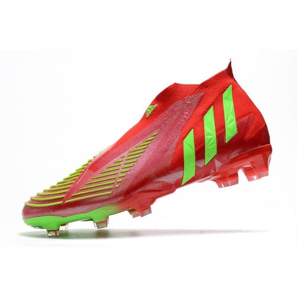 Chaussure de Football adidas Predator Edge+ FG Rouge Vert