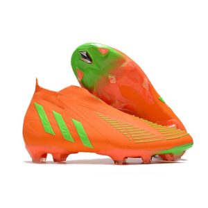 Chaussure de Football adidas Predator Edge+ FG RougeSolaire Vert Solaire Equipe Noir