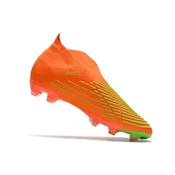 Chaussure de Football adidas Predator Edge+ FG RougeSolaire Vert Solaire Equipe Noir