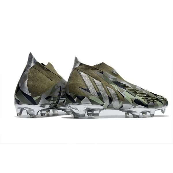 Chaussure de Football adidas Predator Edge+ FG Swarovski - Vert Argenté Vert ÉDITION LIMITÉE
