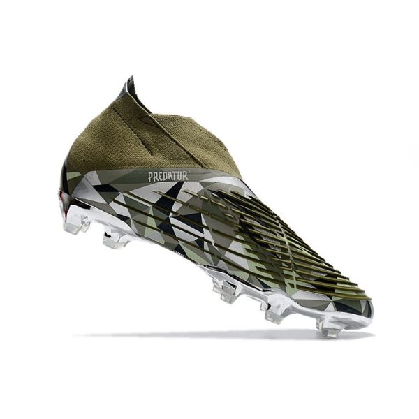 Chaussure de Football adidas Predator Edge+ FG Swarovski - Vert Argenté Vert ÉDITION LIMITÉE