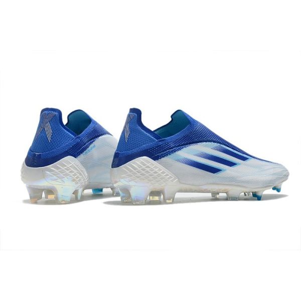 Chaussure de foot Adidas X Speedflow + FG Blanc Indigo Ciel