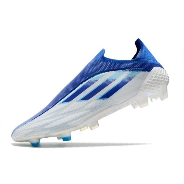 Chaussure de foot Adidas X Speedflow + FG Blanc Indigo Ciel