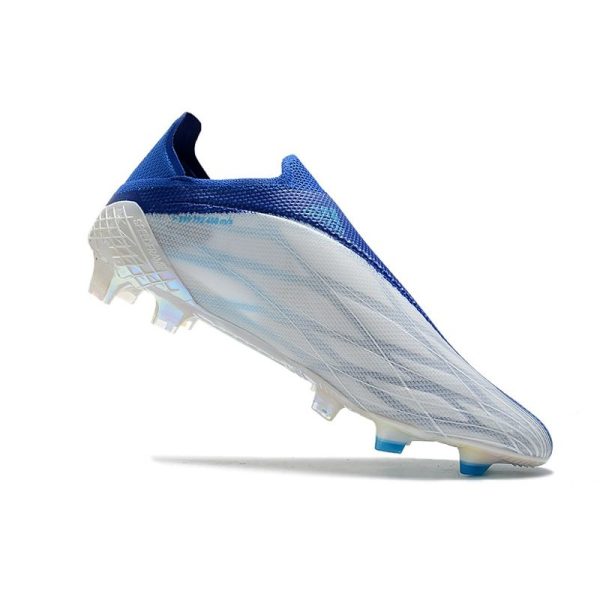 Chaussure de foot Adidas X Speedflow + FG Blanc Indigo Ciel