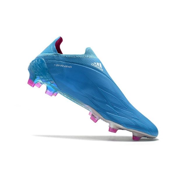 Chaussure de foot Adidas X Speedflow + FG Ciel Rose Choc Equipe Blanc