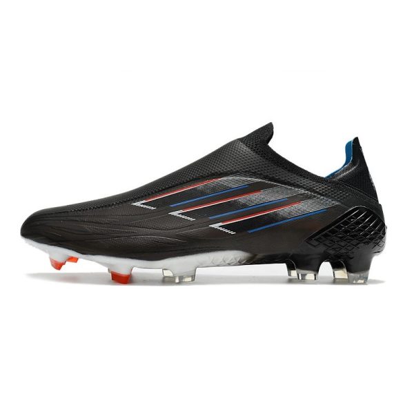Chaussure de foot Adidas X Speedflow + FG Noir Blanc Rouge