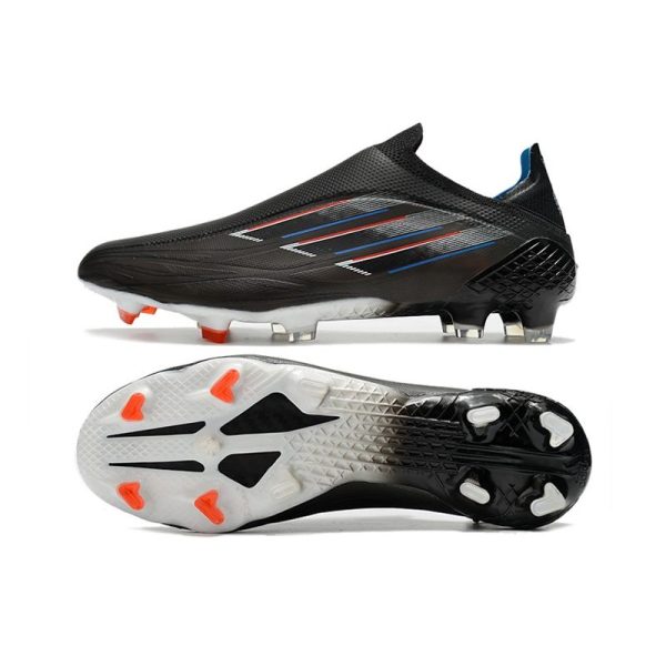Chaussure de foot Adidas X Speedflow + FG Noir Blanc Rouge