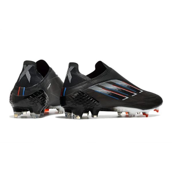 Chaussure de foot Adidas X Speedflow + FG Noir Blanc Rouge