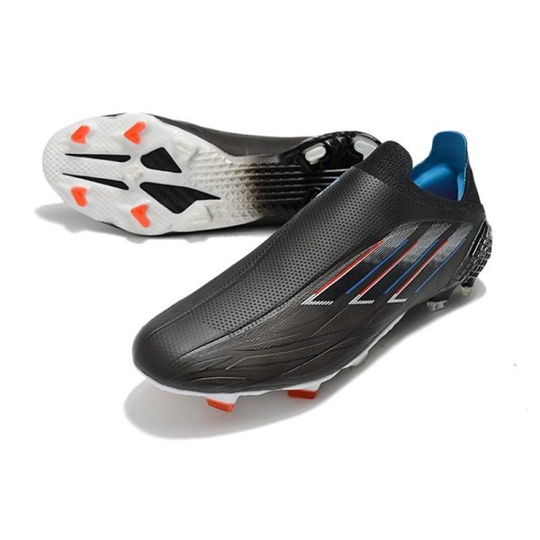 Chaussure de foot Adidas X Speedflow + FG Noir Blanc Rouge