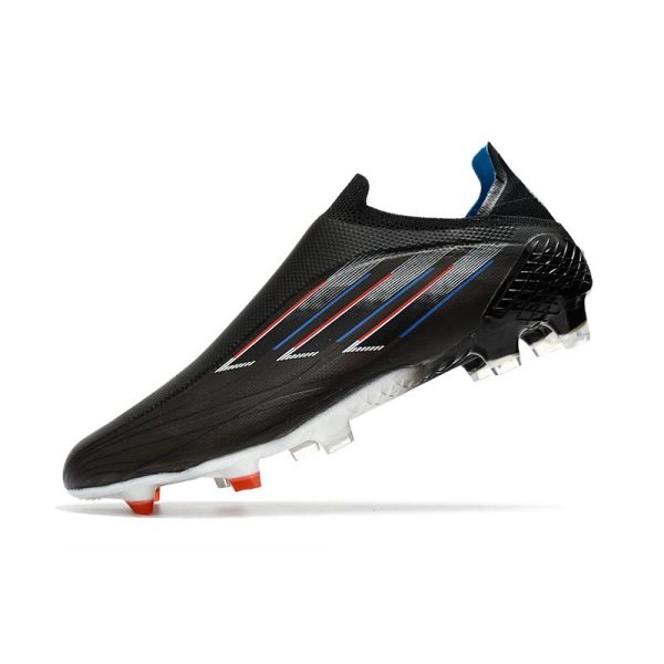 Chaussure de foot Adidas X Speedflow + FG Noir Blanc Rouge