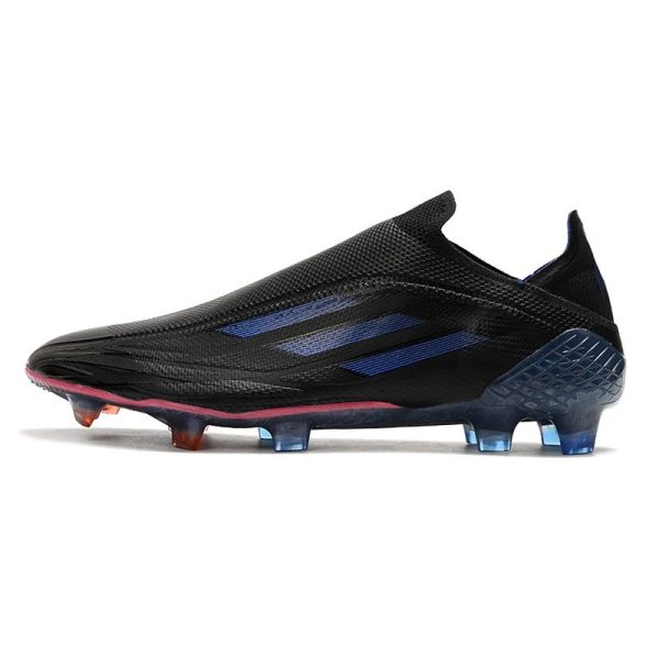 Chaussure de foot Adidas X Speedflow + FG Noir Encre Sonic Jaune Solaire