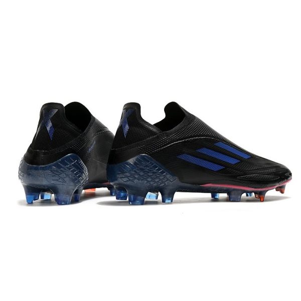 Chaussure de foot Adidas X Speedflow + FG Noir Encre Sonic Jaune Solaire