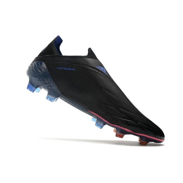 Chaussure de foot Adidas X Speedflow + FG Noir Encre Sonic Jaune Solaire