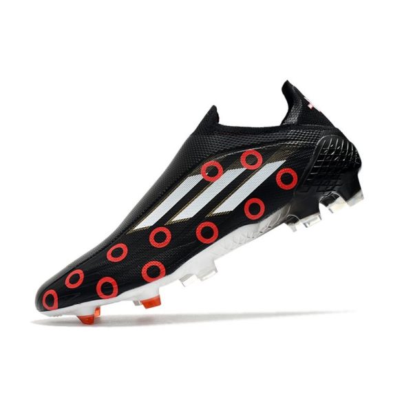 Chaussure de foot Adidas X Speedflow + FG Noir Rouge Blanc